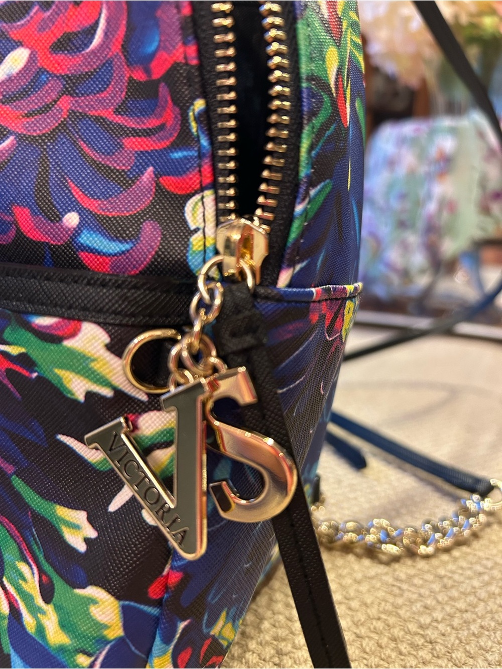 Victoria’s Secret Floral Print Mini Backpack - Multicolor - Picture 5 of 6